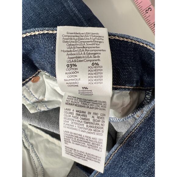 MOTHER Women's Flare Jeans in Dark Blue - Picture 8 of 10